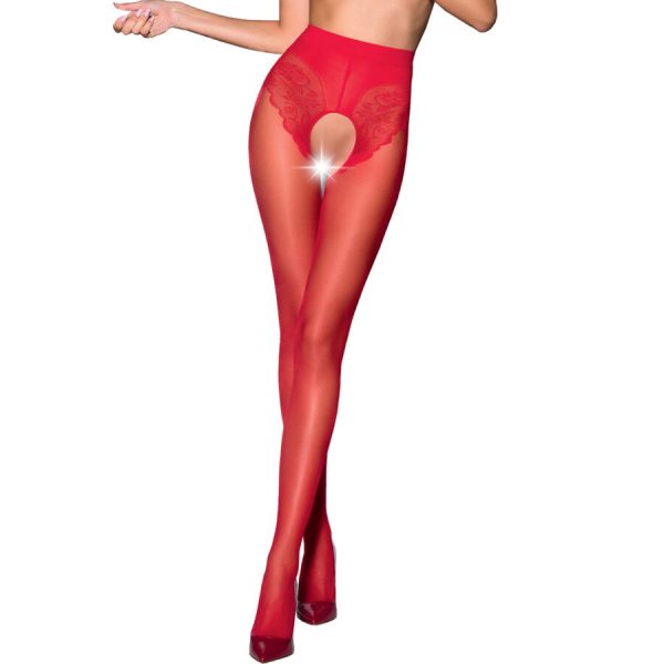 PASSION - TIOPEN 006 RED TIGHTS 3/4 30 DEN 2